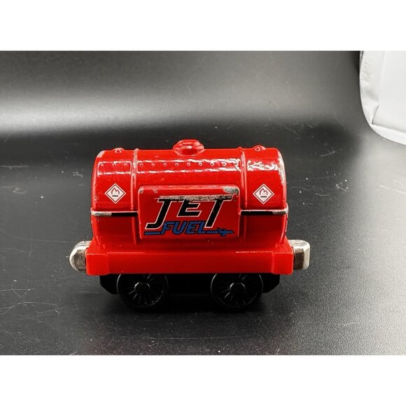 Thomas & Friends Red Jet Fuel Train Car Vtg 2003 Take N Play Along Diecast READ - Picture 9 of 14